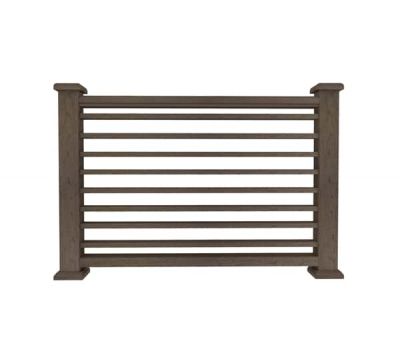 Ограждение из ДПК П1 коричневый от производителя  Dortmax по цене 13 500 р