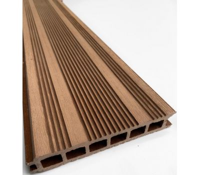 Террасная доска ДПК Бесшовная — Коричневый от производителя  ДеревоПласт по цене 489 р
