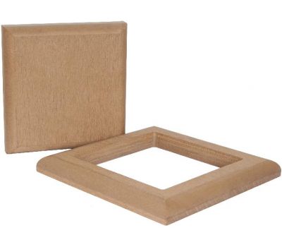 Комплект крышка и юбка для столба 3D фактура дерева Песочный от производителя  Polivan Group по цене 1 430 р