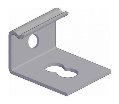 Кляймер стартовый для каркаса из металлопрофиля и лаги ДПК (упак/10 шт) от производителя  OutDoor по цене 240 р