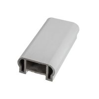 Перила верхнее фигурное 100х50 Extrusion Белый