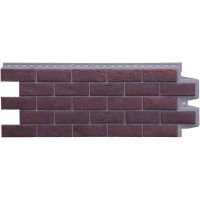 Фасадные панели Cостаренный кирпич Элит Кофе (Жжёный) тёмно-бежевый ШОВ Фасадные панели Cостаренный кирпич Элит Кофе (Жжёный) тёмно-бежевый ШОВ