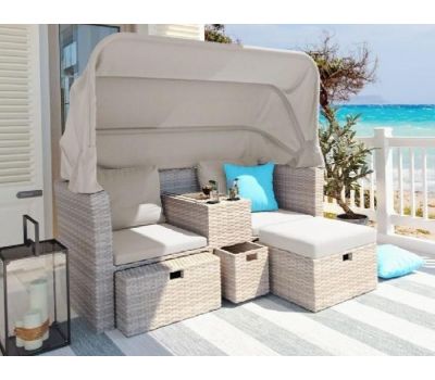 Комплект мебели плетеной из иск. ротанга AFM-330 Beige от производителя  Afina по цене 119 000 р