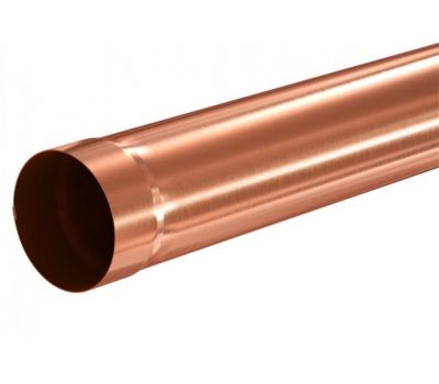 Труба водосточная 3.00м Медь 125/90 от производителя  Aquasystem по цене 22 056 р