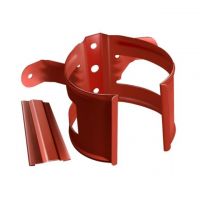 Кронштейн трубы (на дерево) Кирпичный (RAL 8004)